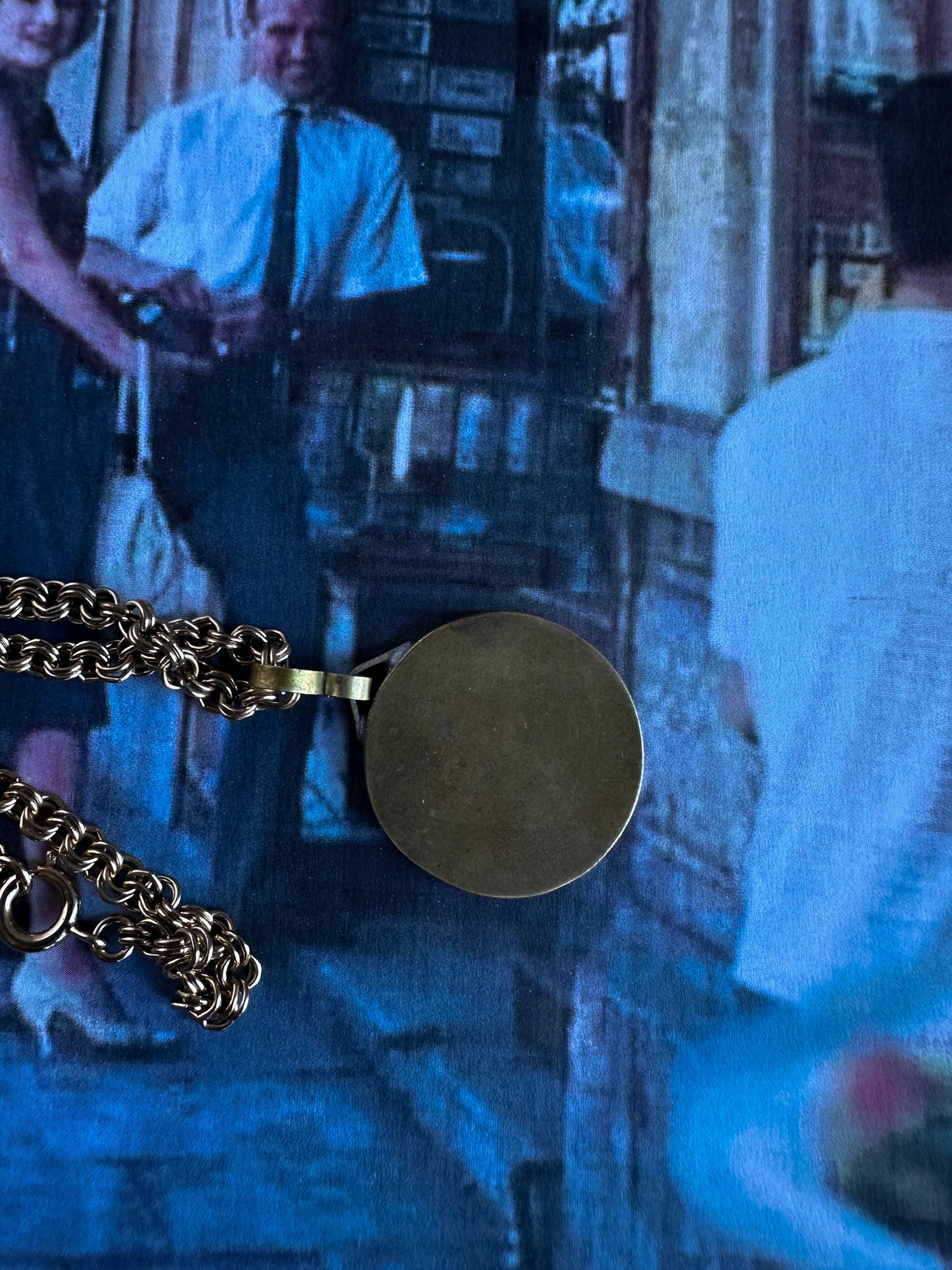 Pahlavi Rial Coin Pendant Necklace – Circa 1973