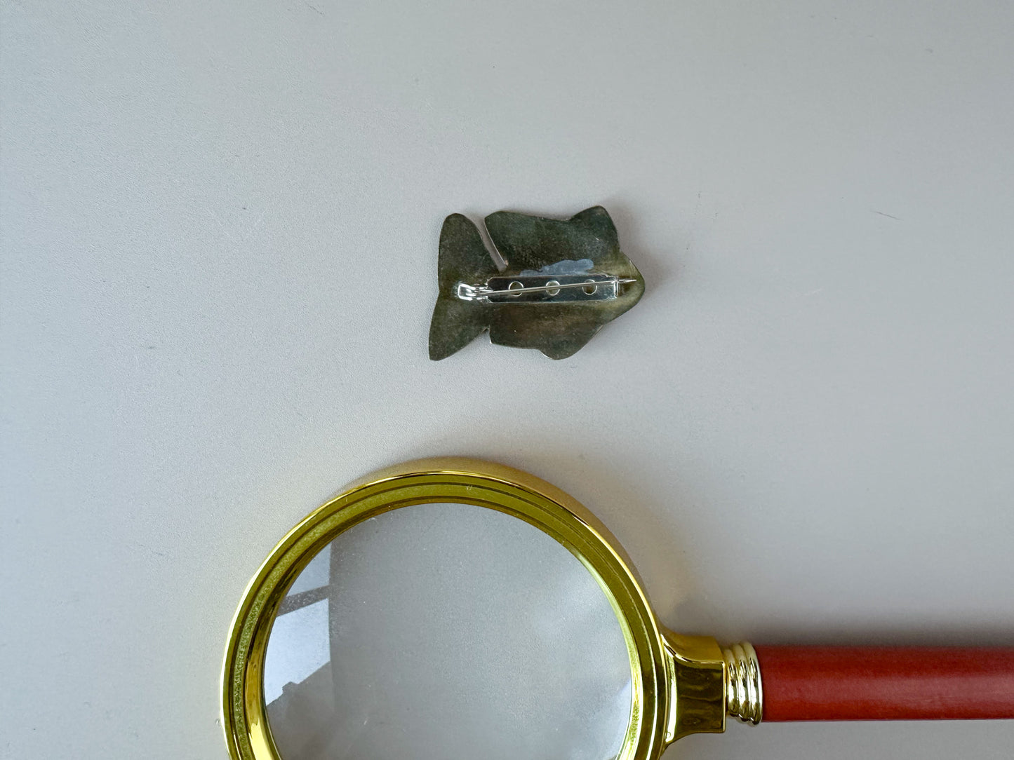Fish Brass Brooch