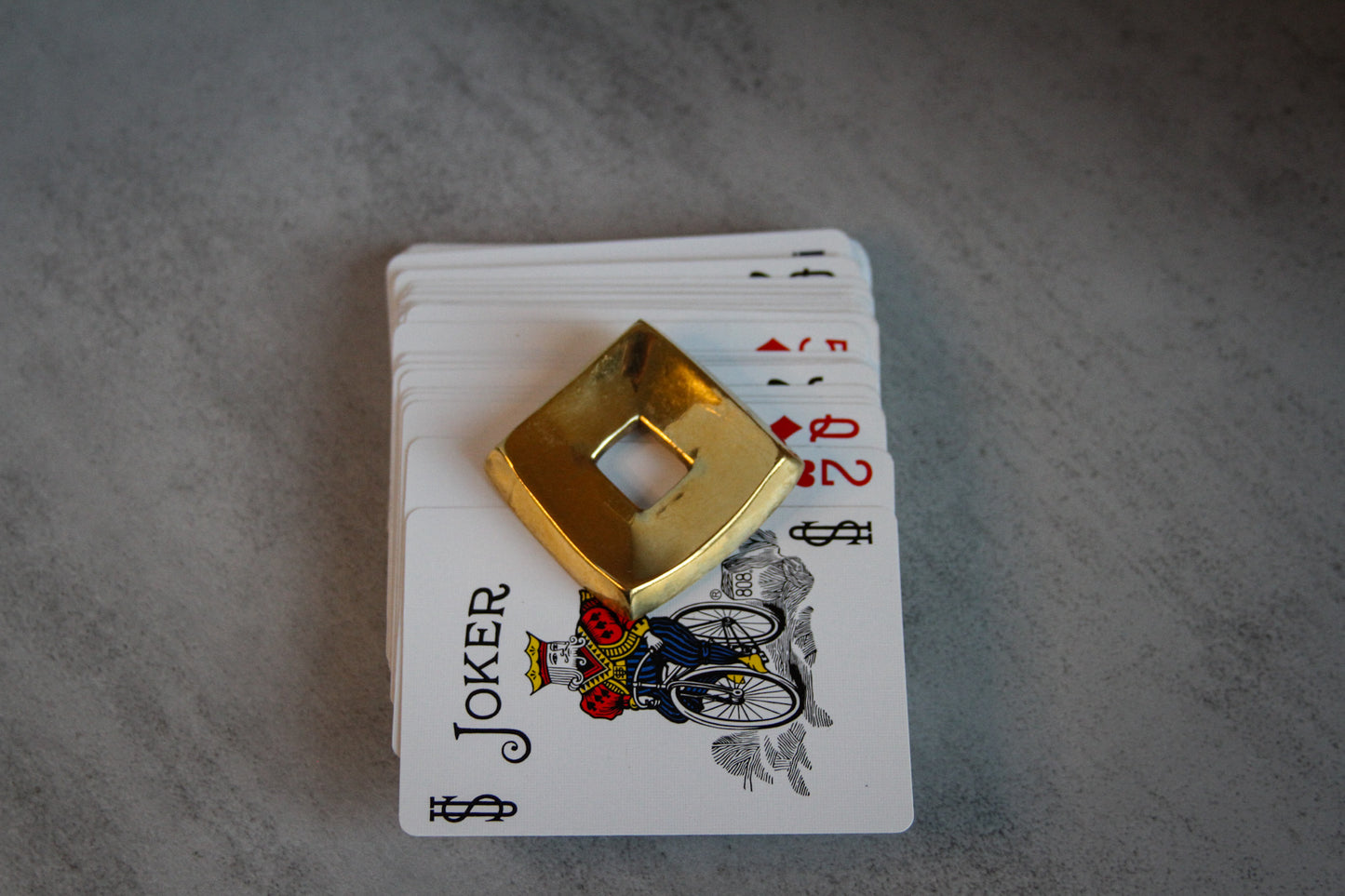 Bold Geometric Gold-Tone Brooch by Vassilakis (1988)