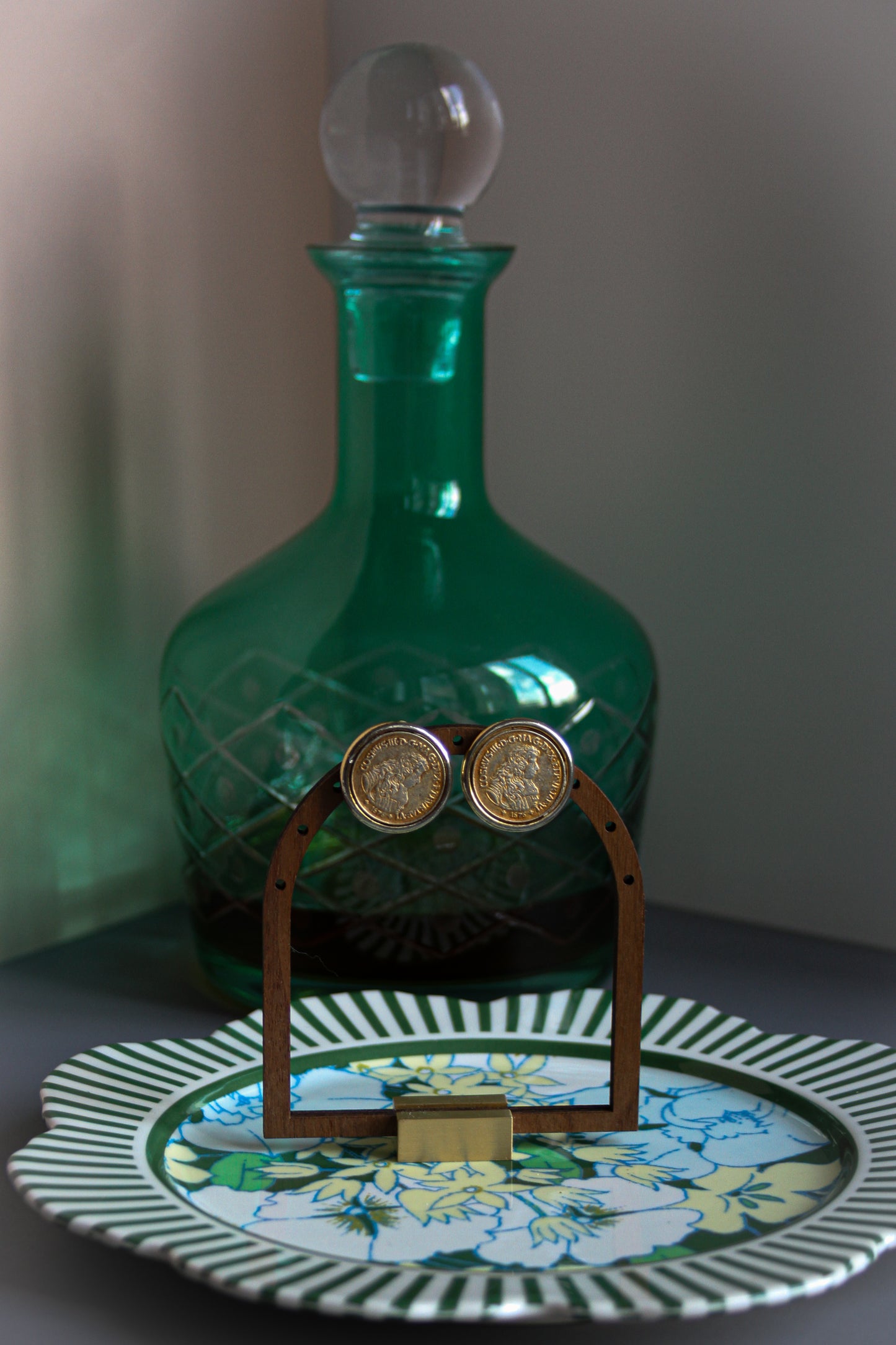 COSIMVS III Medici Coin Clip-On Earrings by Ben Amm Roman