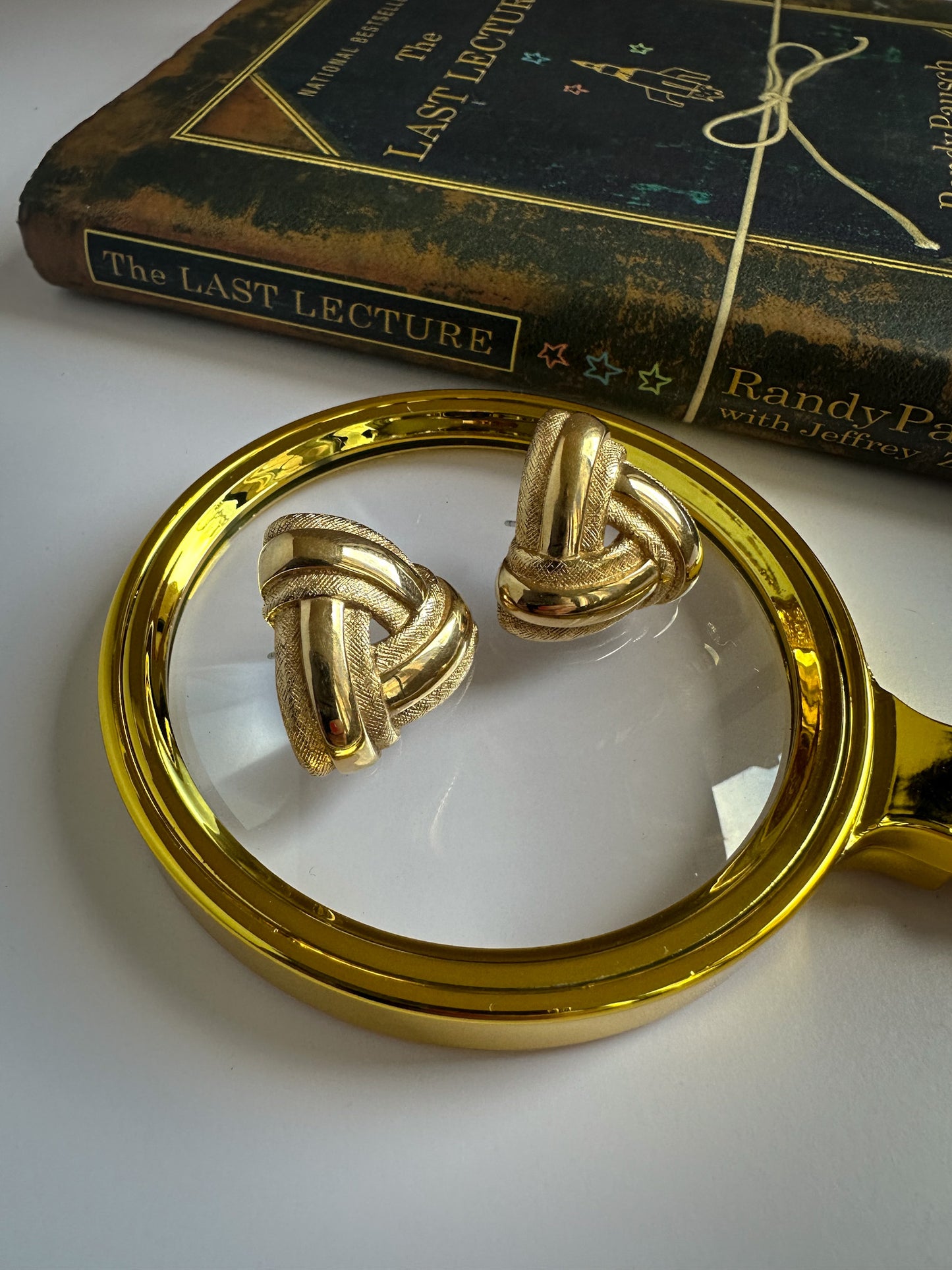 1980s Monet Triangle Earrings