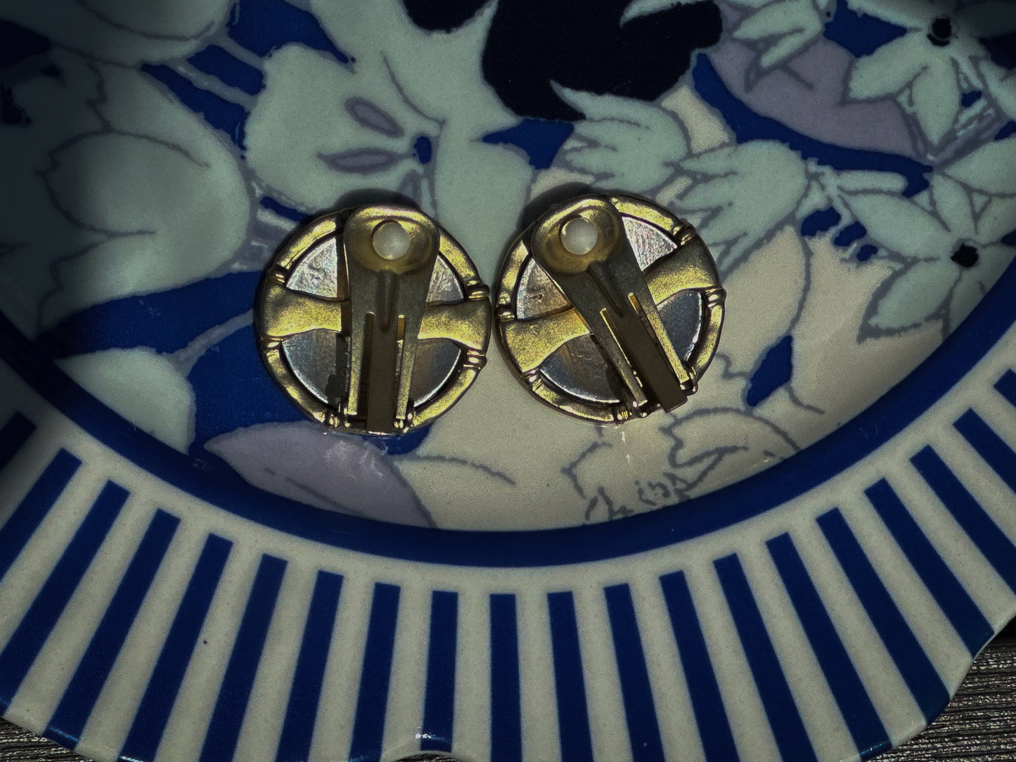 1960s Portuguese Escudo Coin Clip-On Earrings