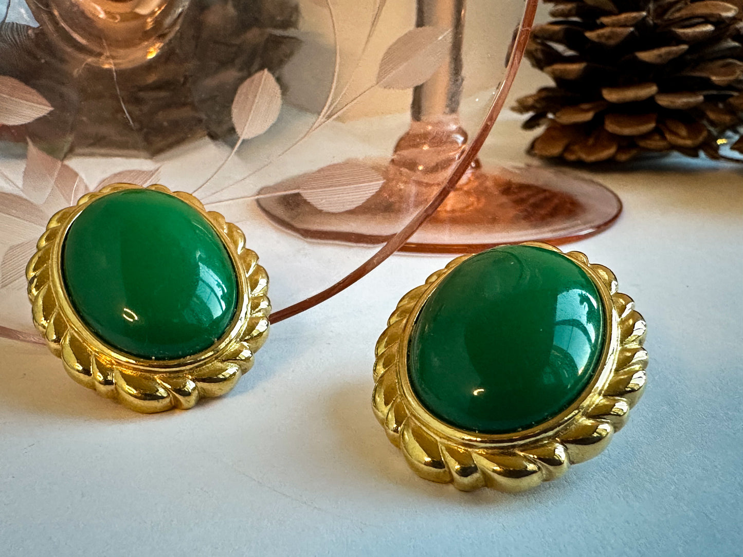 Monet Oval Clip-on Earrings
