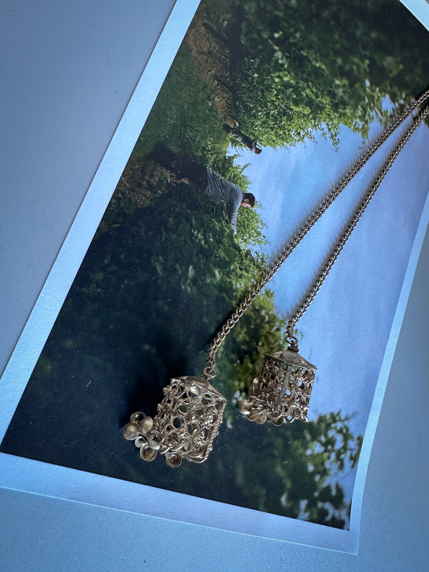 Pure Silver Dome Silver Necklace