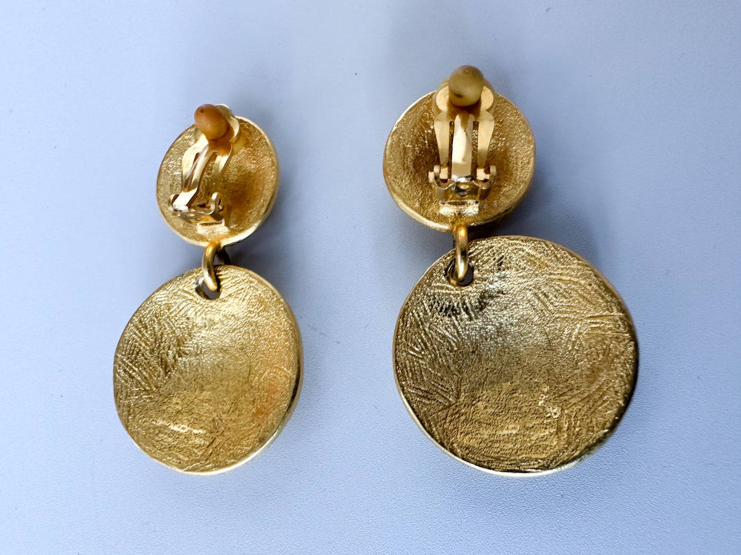 Gold Double Drop Earrings