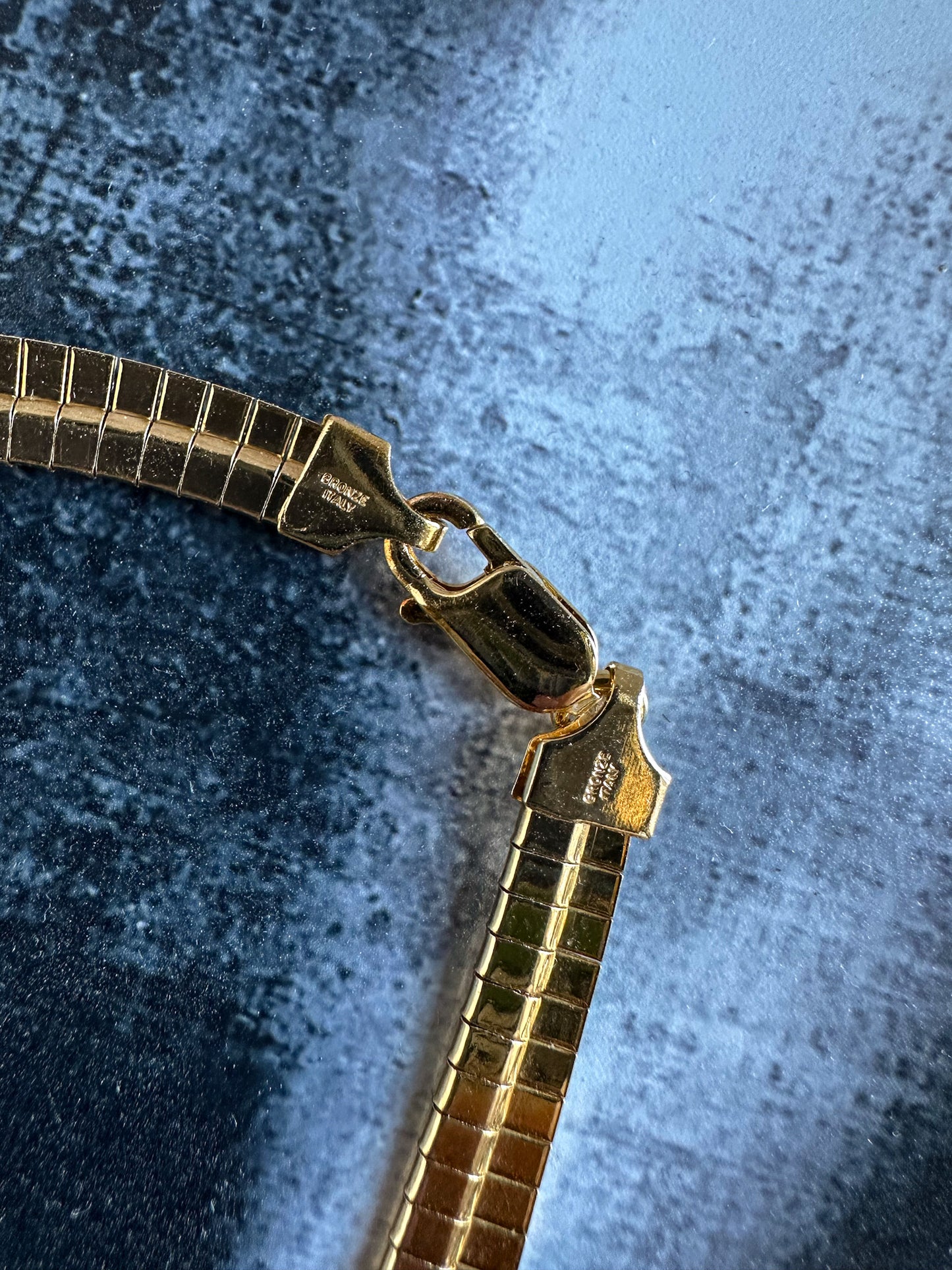 Bronze Italy Gold Choker Necklace