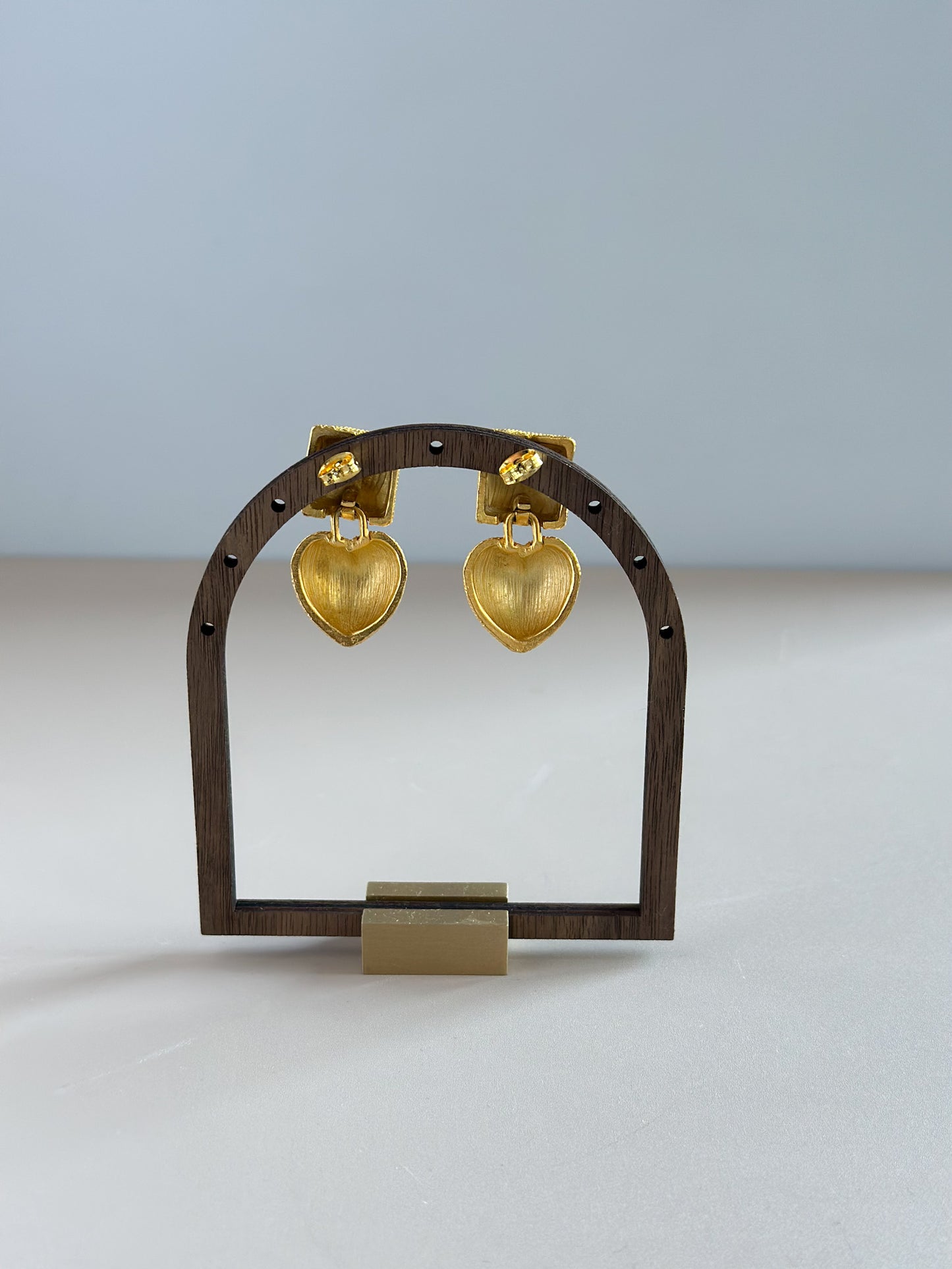 Amour Gold Drop Dangle Earrings