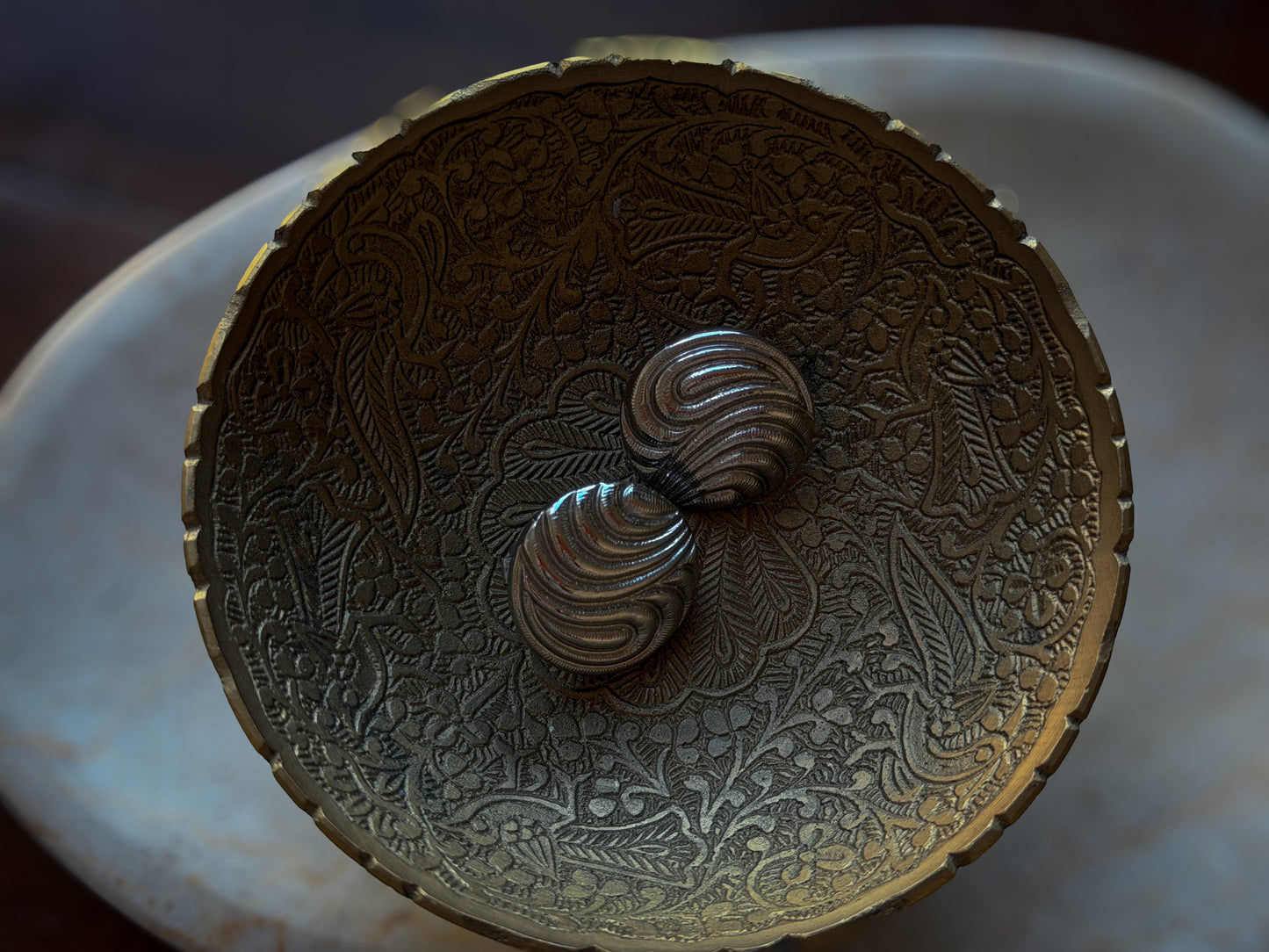 Silver-Tone Swirl Clip-On Earrings