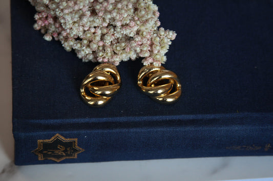 Napier Gold Knot Earrings – “Pat. Pend”