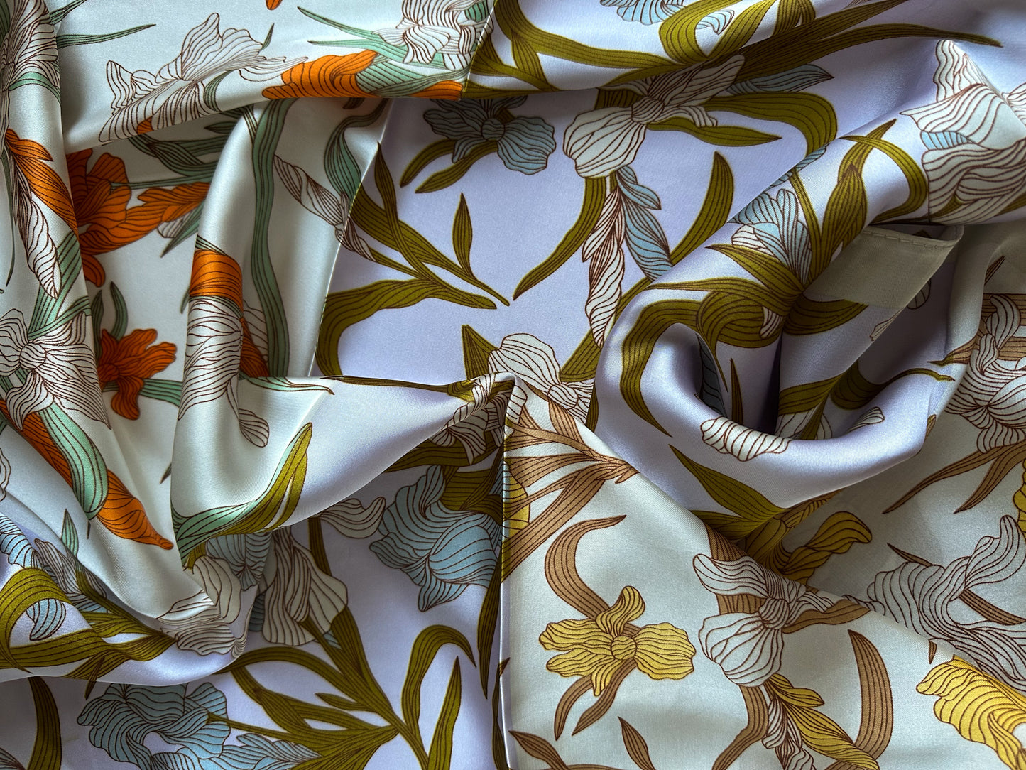 Silk Satin Square Scarf Square