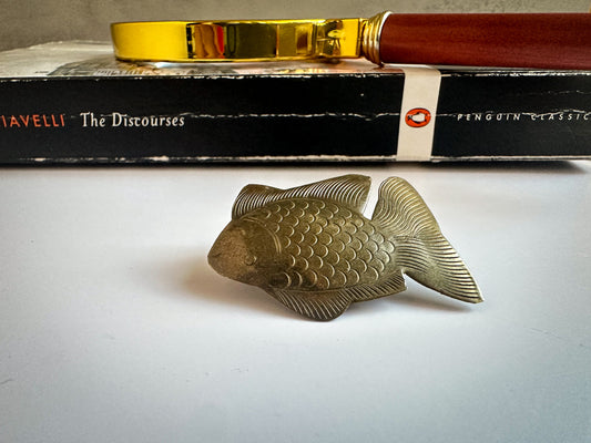 Fish Brass Brooch