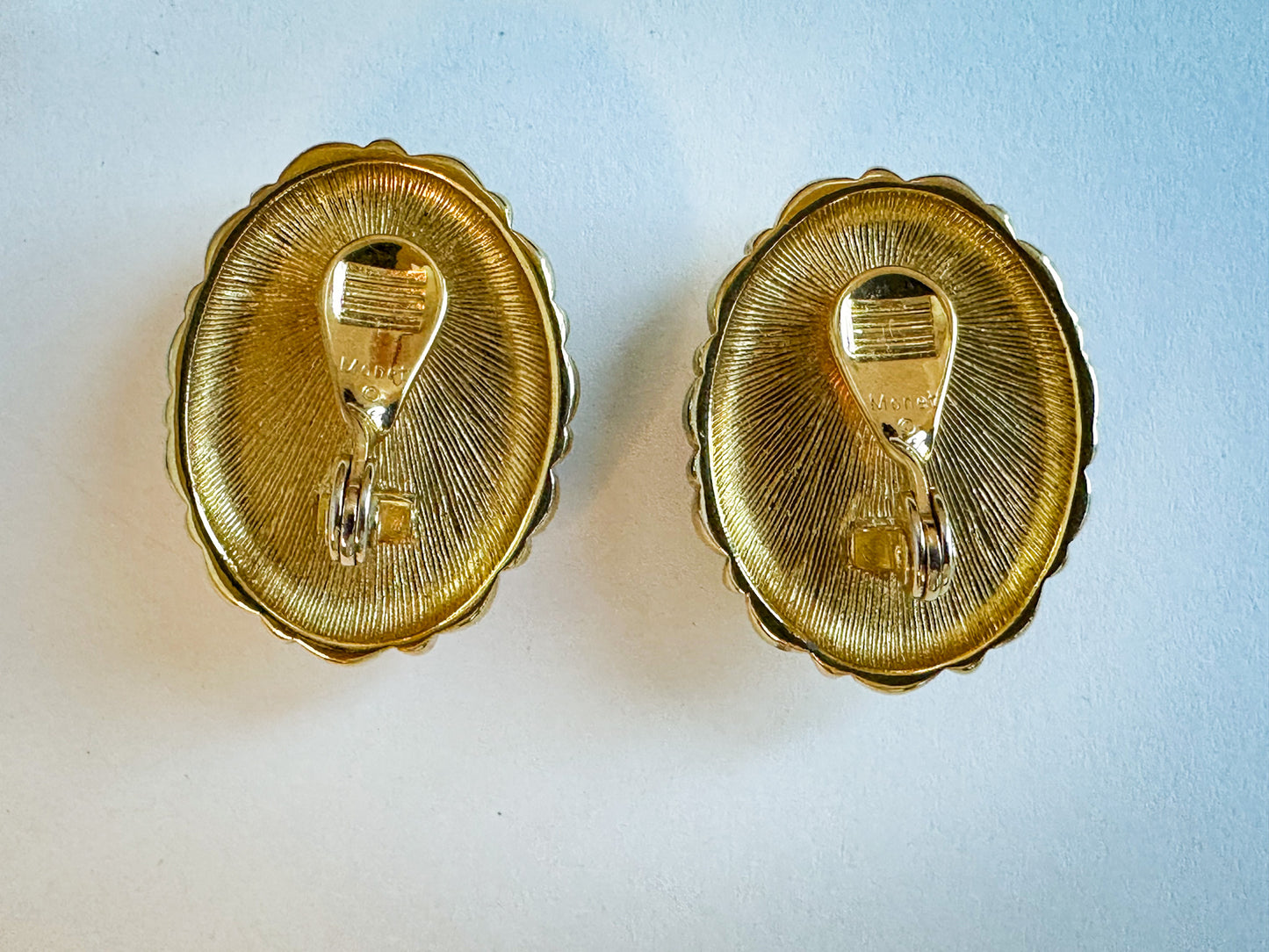 Monet Oval Clip-on Earrings