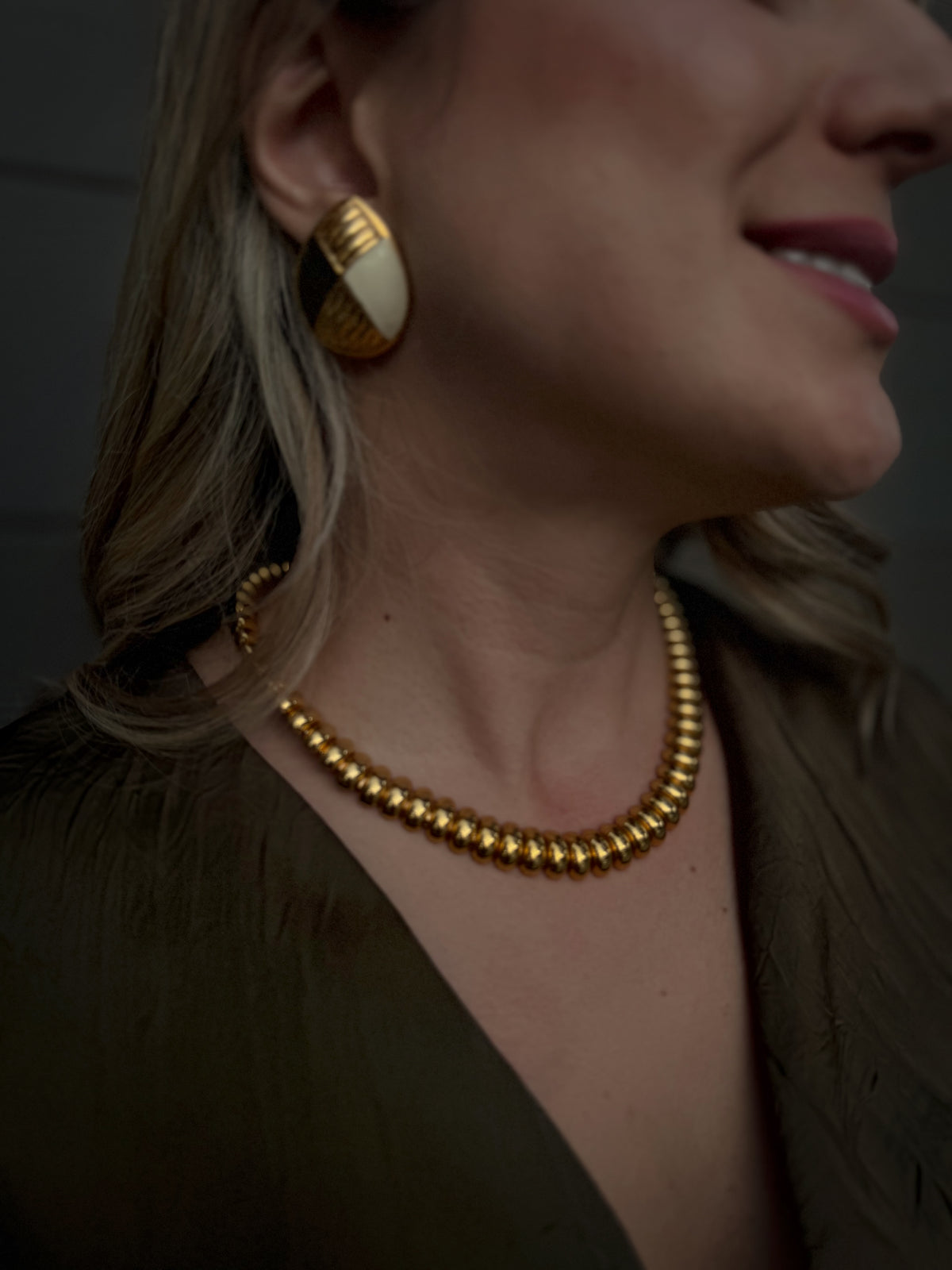1980s Avon Gold-Tone Statement Necklace